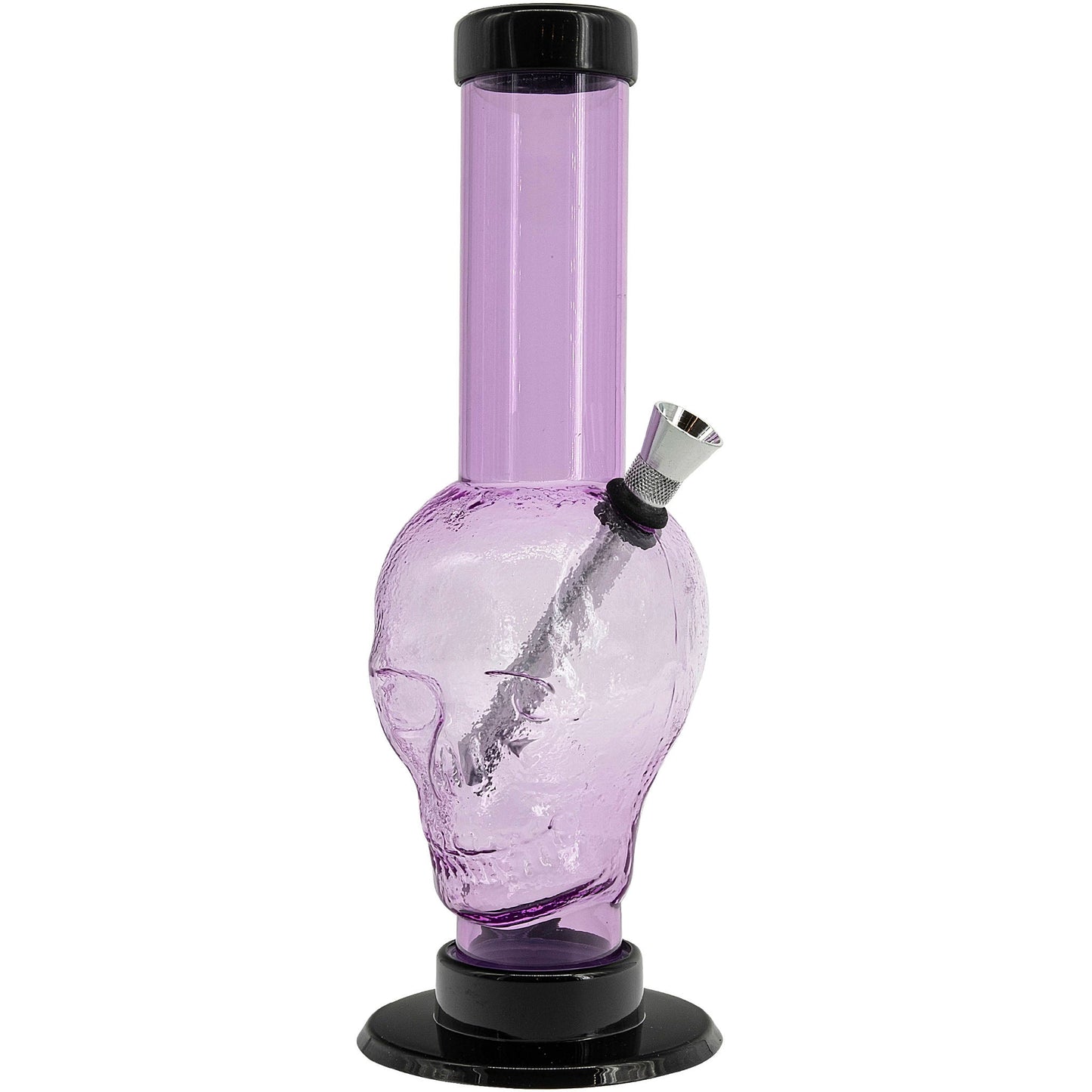 JM Enterprises 9-12" Acrylic Skull Bong - Multiple Colors