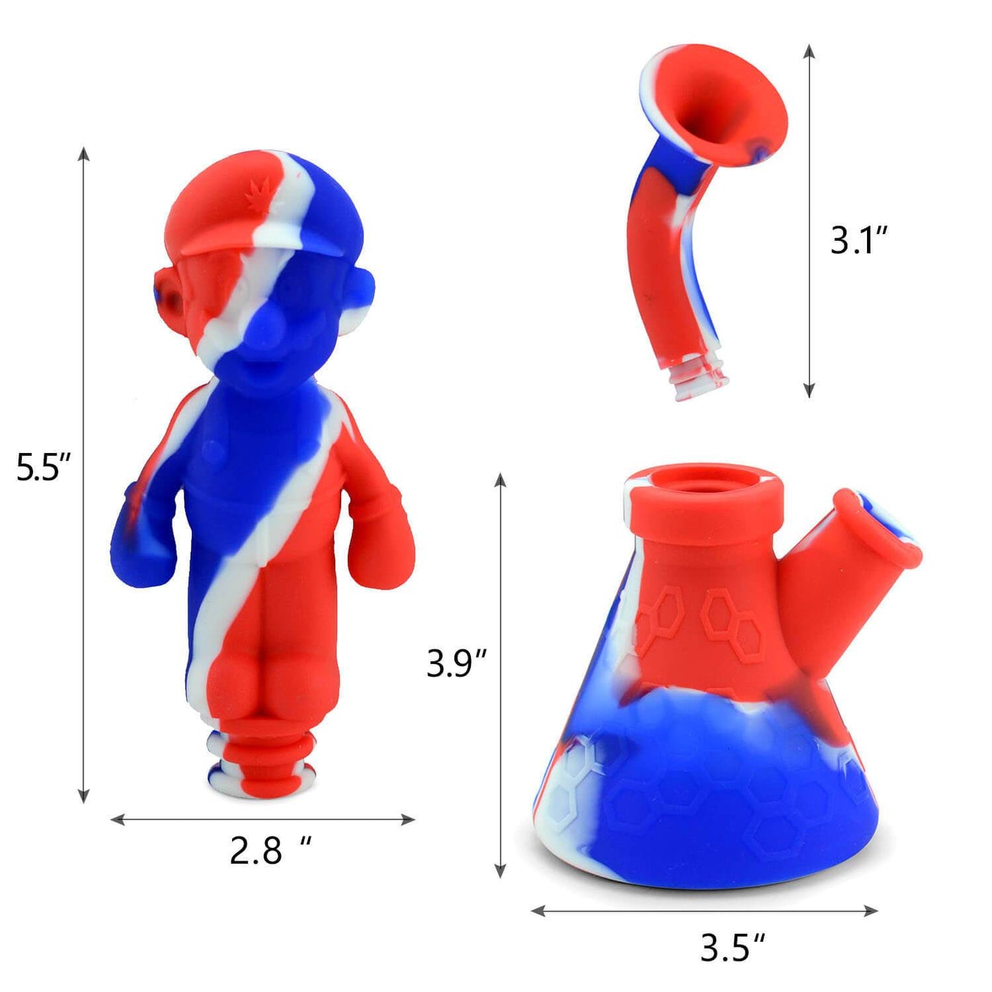 Mario Silicone Water Bong