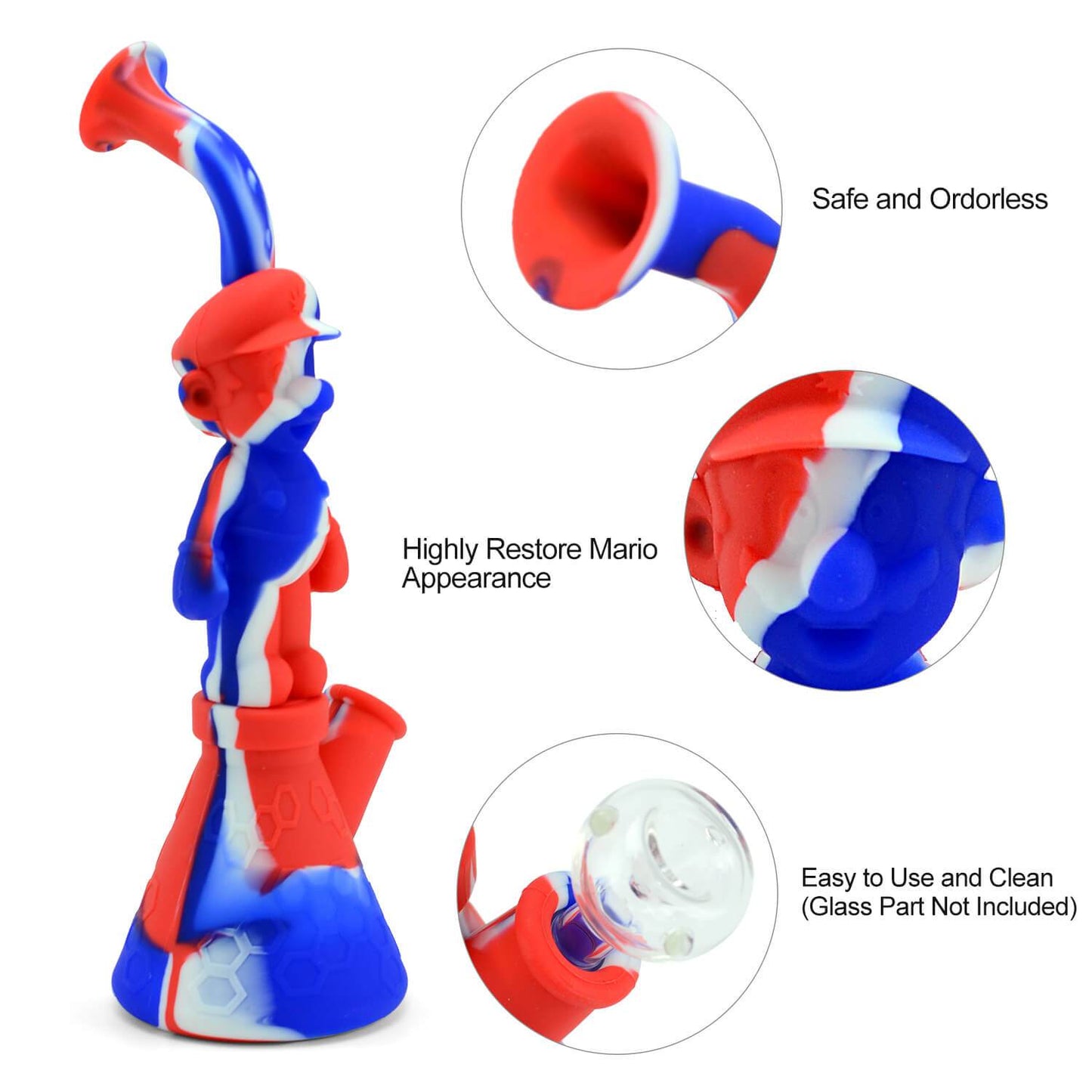 Mario Silicone Water Bong