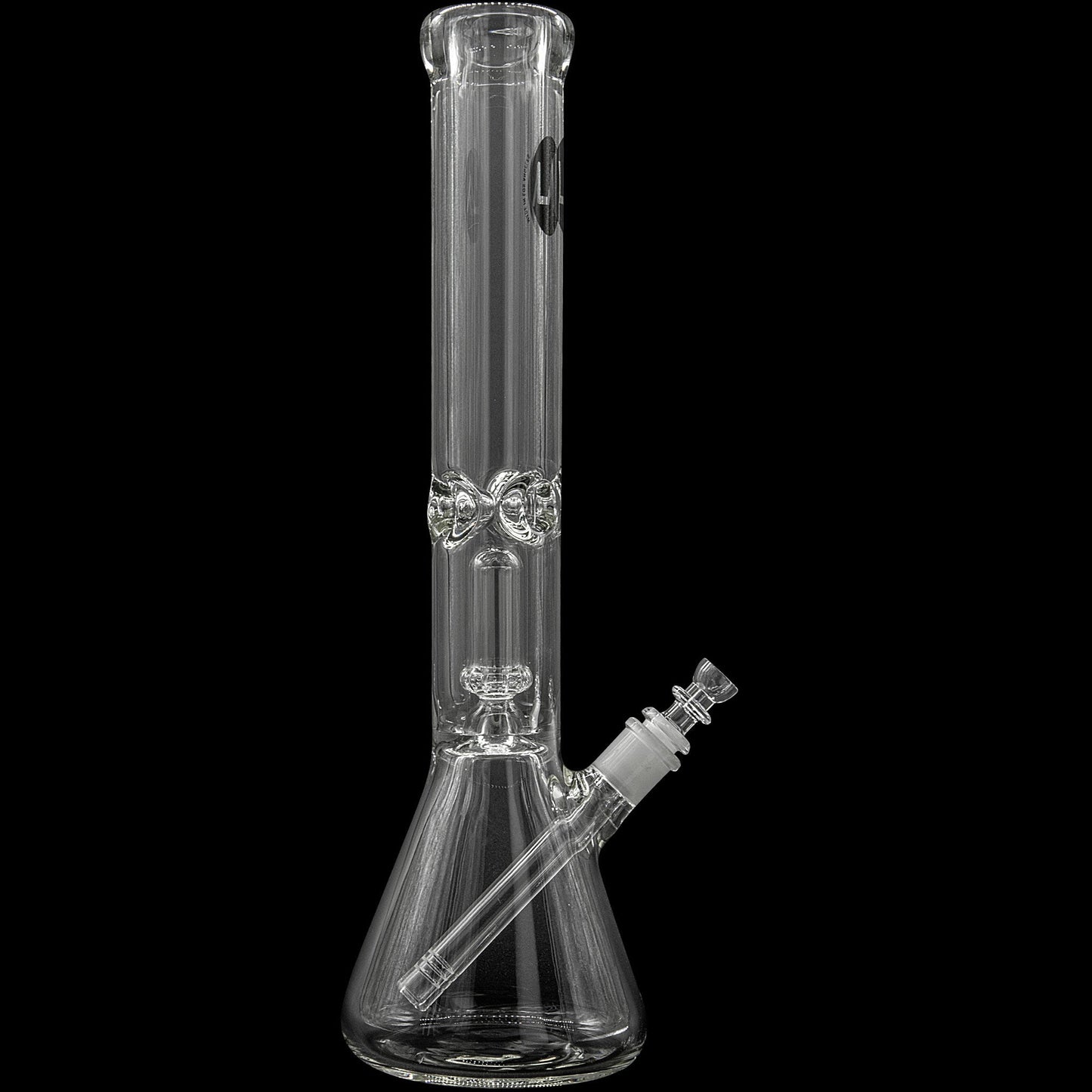 "King Pipe" Ultra Heavy 9mm Shower-Head Beaker Pipe