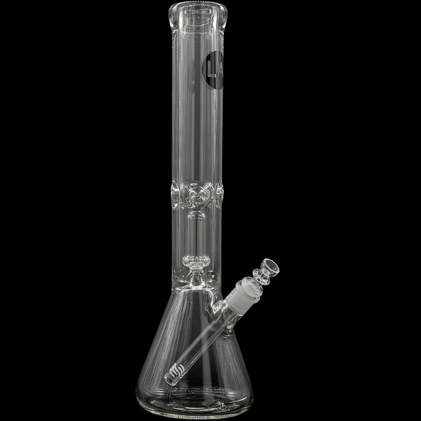 "King Pipe" Ultra Heavy 9mm Shower-Head Beaker Pipe