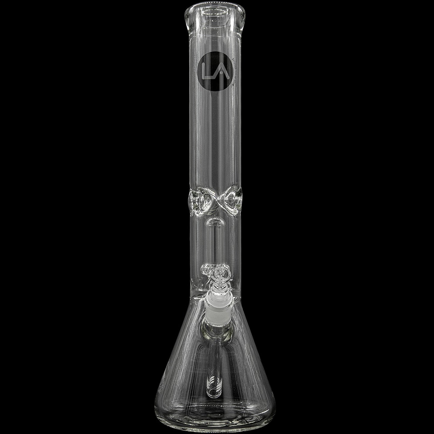 "King Pipe" Ultra Heavy 9mm Shower-Head Beaker Pipe