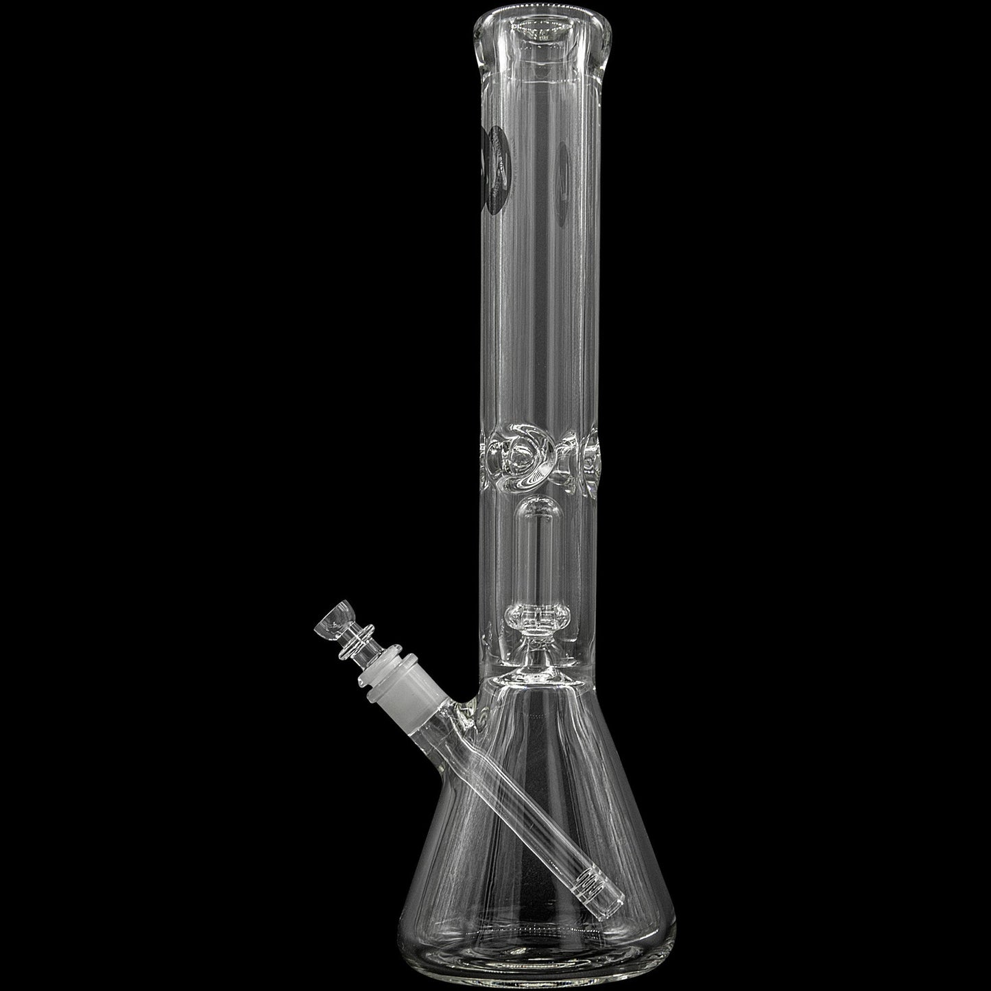"King Pipe" Ultra Heavy 9mm Shower-Head Beaker Pipe