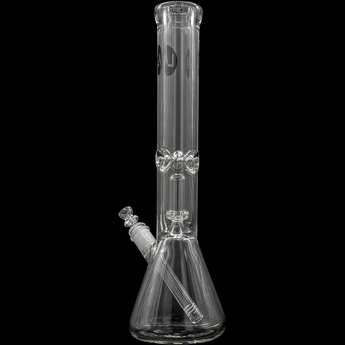 "King Pipe" Ultra Heavy 9mm Shower-Head Beaker Pipe