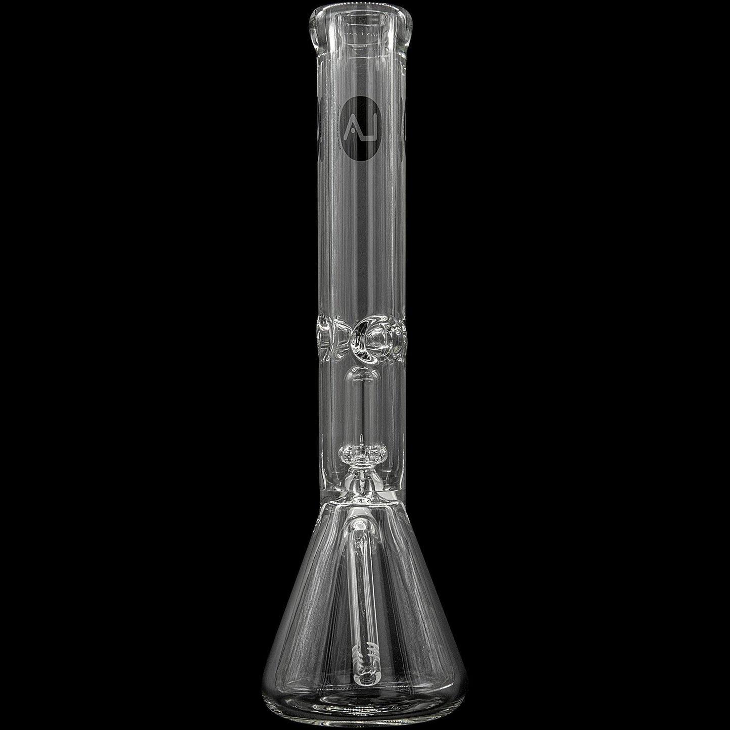 "King Pipe" Ultra Heavy 9mm Shower-Head Beaker Pipe