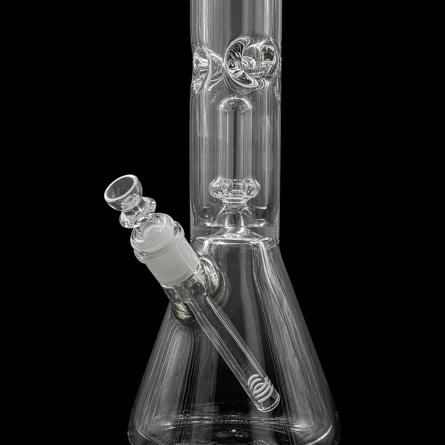 "King Pipe" Ultra Heavy 9mm Shower-Head Beaker Pipe
