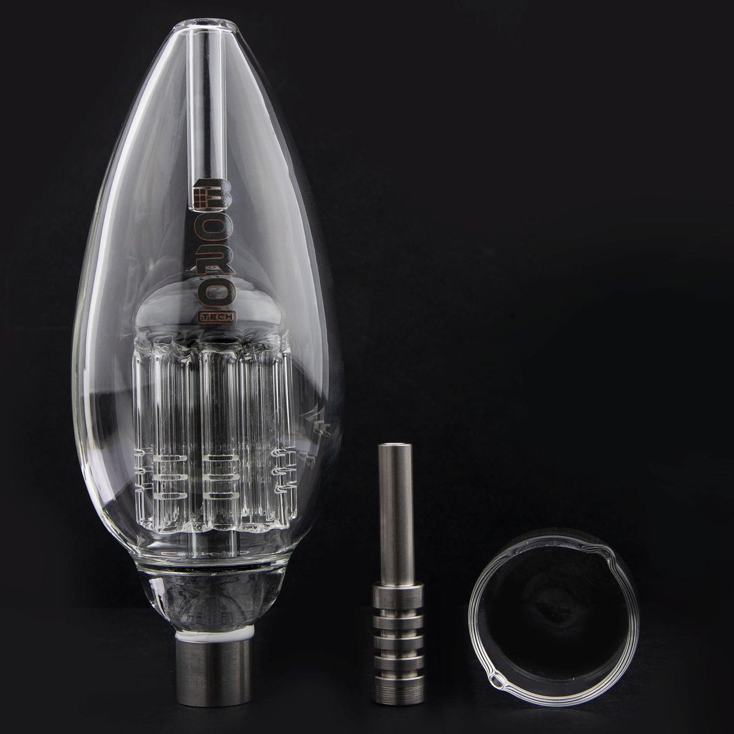 Glass Bulb Nectar Collector With Titanium Tip